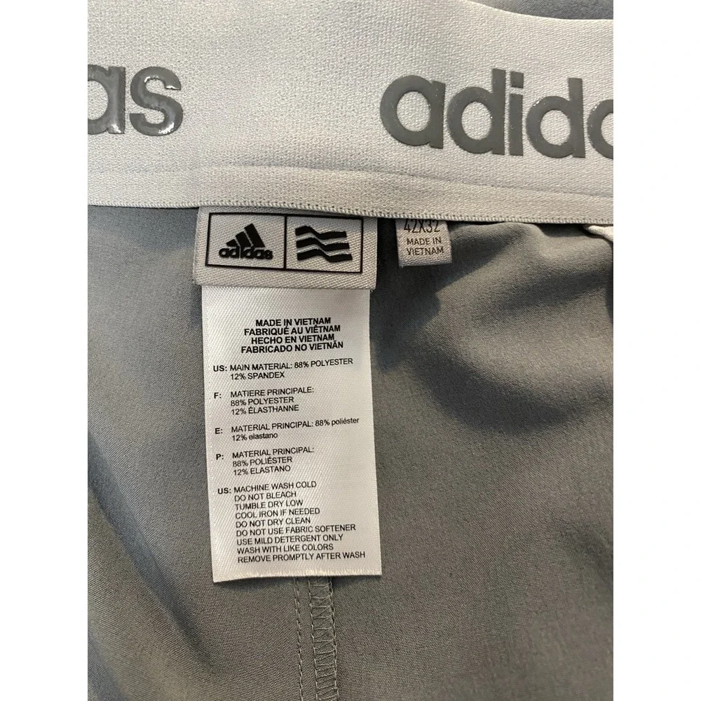 Adidas Golf Pants‎ Mens 42x32 Gray Ultimate Performance Stretch Athletic